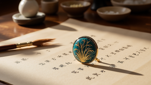散文作品页面特写,优美文字排版,配以淡雅插画,整体风格清新文艺